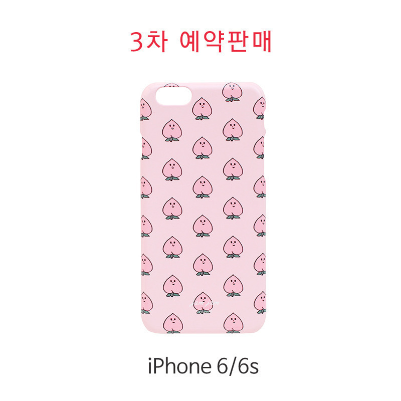 [3차 예약판매]JAM JAM phone case - iphone6/6S - Peach 500개 한정 (4월 29일 발송예정) (5월5일 재판매 시작)